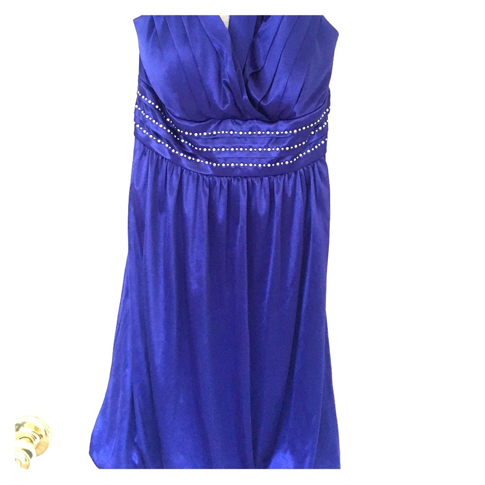 Royal blue Trixxie mini dress